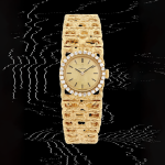 Maille d'Or, Reference 7168 | A yellow gold and diamond-set bracelet watch | Circa 1965