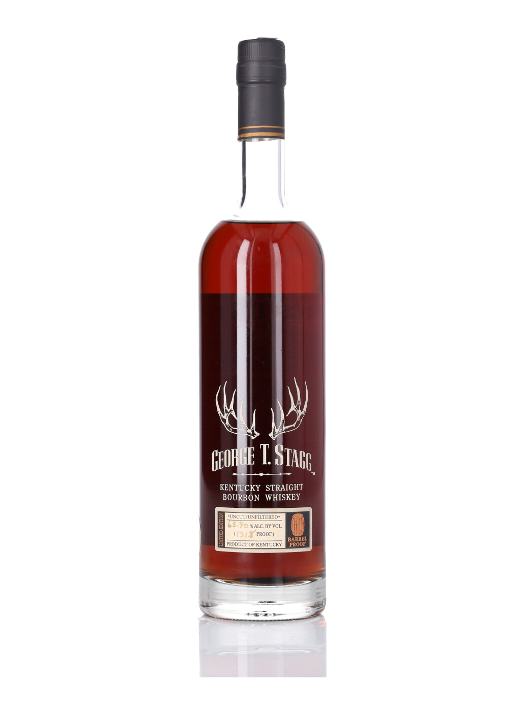 View full screen - View 1 of Lot 423. George T. Stagg 2005 Release 131.8 proof 1988 (1 BT 75cl).