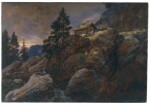 JOHAN CHRISTIAN DAHL | FARM ON A MOUNTAINSIDE