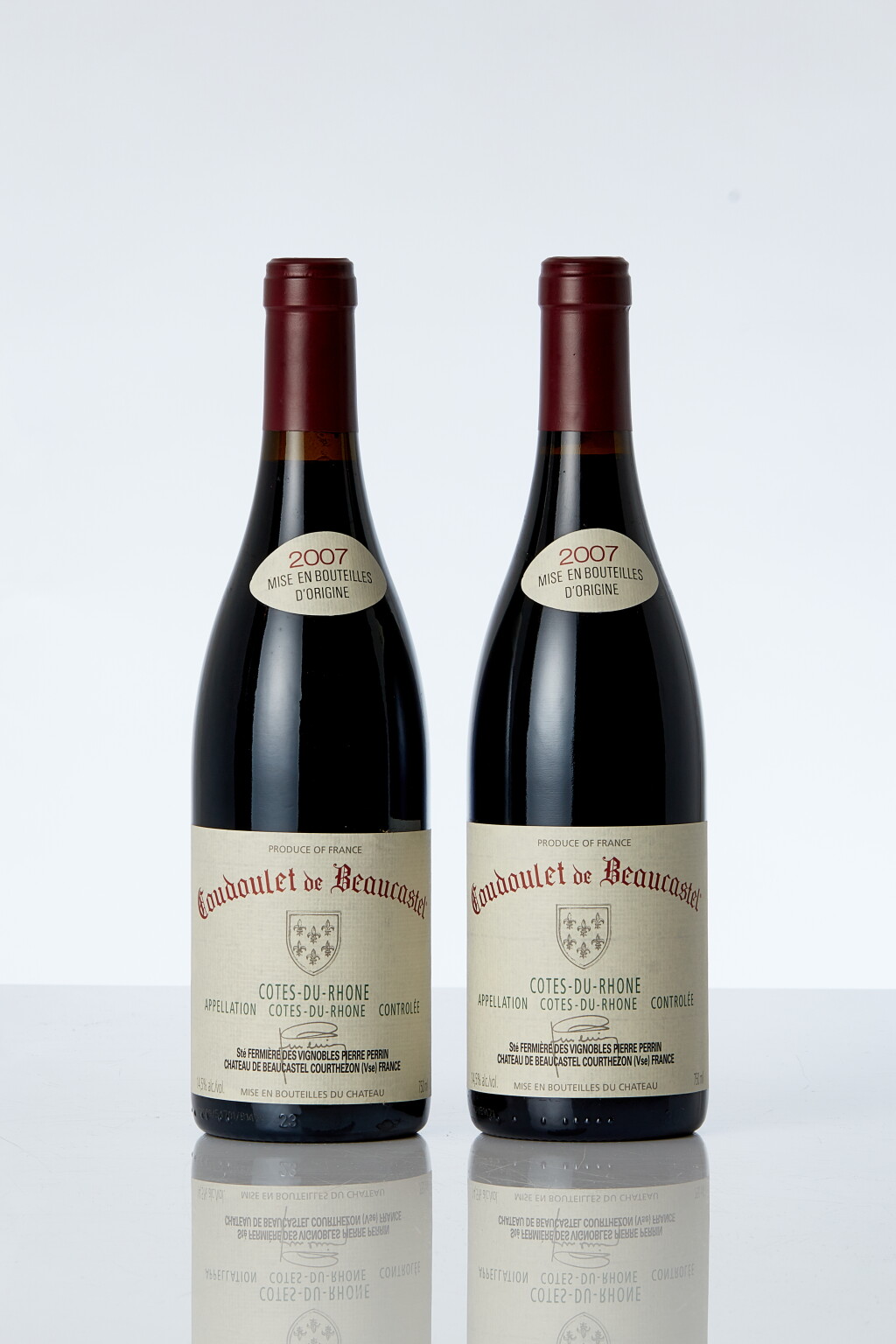 View full screen - View 1 of Lot 7261. Coudoulet de Beaucastel 2007 (12 BT).