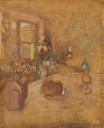 Femme et enfant près d'une fenêtre