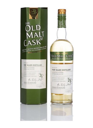 View full screen - View 1 of Lot 219. Port Ellen Douglas Laing Old Malt Cask 25 Year Old 50.0 abv 1982 (1 BT 75cl).