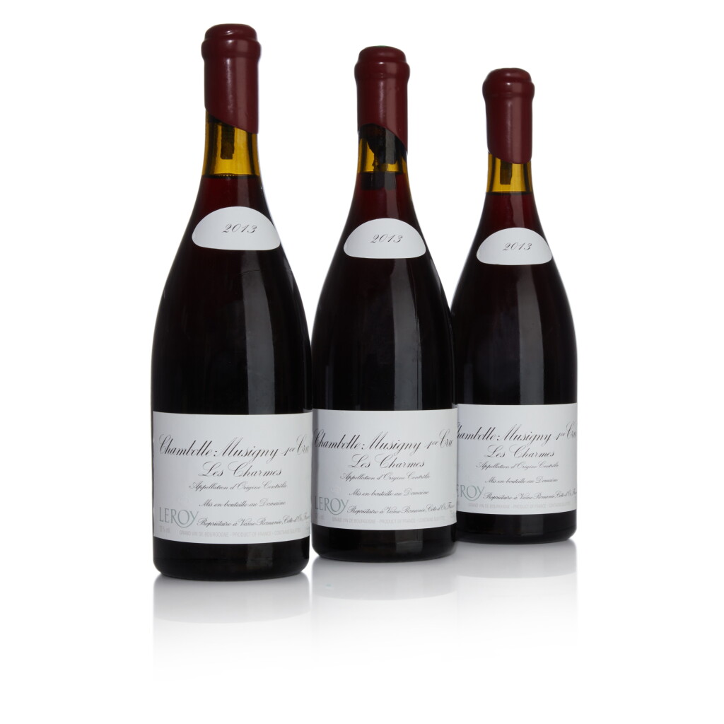 View full screen - View 1 of Lot 16. Chambolle Musigny, Les Charmes 2013 Domaine Leroy (3 BT).