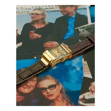 View full screen - View 1 of Lot 844. MELLERIO | A PINK GOLD RECTANGULAR WRISTWATCH, CIRCA 1975 | 粉紅金腕錶,年份約1975.