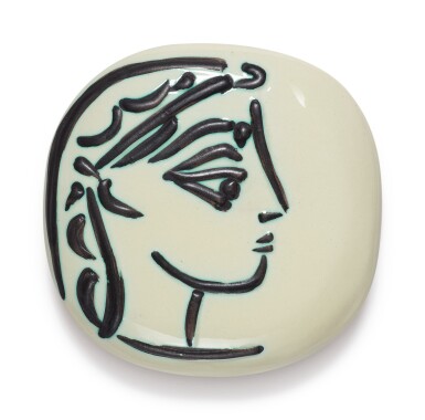 View full screen - View 1 of Lot 44. PABLO PICASSO | PROFIL DE JACQUELINE (A. R. 383).
