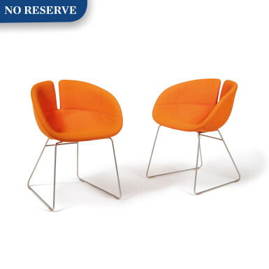 View full screen - View 1 of Lot 280. Pair of "Fjord" Chairs.