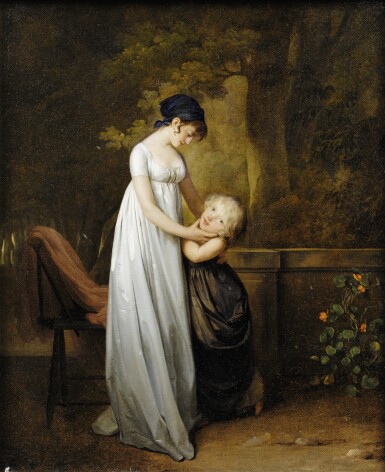 View full screen - View 1 of Lot 66. LOUIS-LÉOPOLD BOILLY | Les Caresses Maternelles.