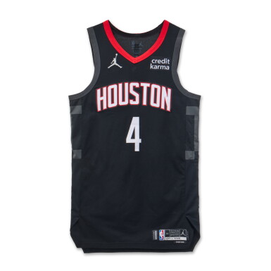 View full screen - View 1 of Lot 121. Jalen Green Houston Rockets 2023-2024 Game Worn Statement Edition Jersey | Double-Double.