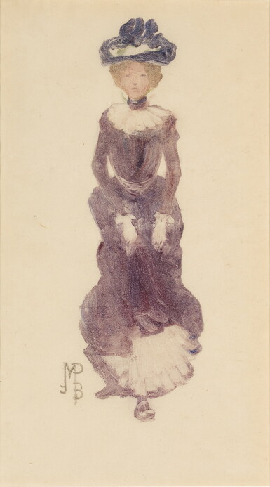 View full screen - View 1 of Lot 1361. Lady in Purple (Clark, Matthew & Owens 1577).