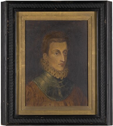 View full screen - View 1 of Lot 75. ENGLISH SCHOOL, 19TH CENTURY | A SET OF ELEVEN PORTRAITS OF HISTORIC 'EMINENT PERSONAGES'.