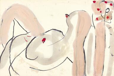 View full screen - View 1 of Lot 204. ROGER HILTON | NUDE.