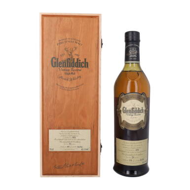 View full screen - View 1 of Lot 5232. Glenfiddich Vintage Reserve 32 Year Old 47.1 abv 1972 (1 BT70).