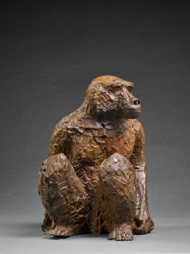 View full screen - View 1 of Lot 65. Seated Baboon.