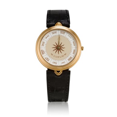View full screen - View 1 of Lot 246. Rialto, Reference 55.606.55 | A pink gold wristwatch | Circa 1994 .