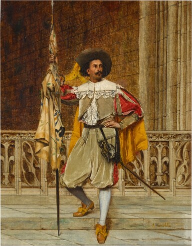 View full screen - View 1 of Lot 53. Le porte-drapeau.