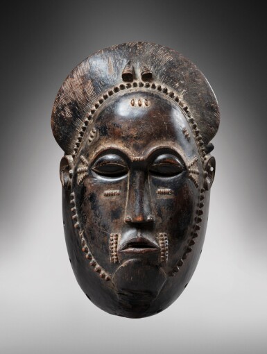 View full screen - View 1 of Lot 127. Masque, Baulé, Côte d'Ivoire | Baule mask, Ivory Coast.