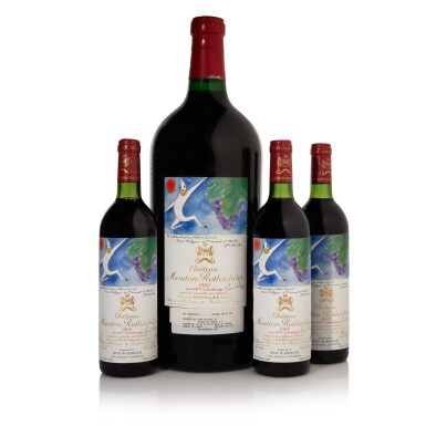 View full screen - View 1 of Lot 45. Château Mouton Rothschild 1982 (12 BT).