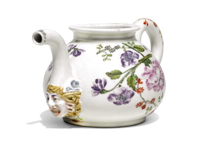 View full screen - View 1 of Lot 72. A Vienna (Du Paquier) teapot, Circa 1730.