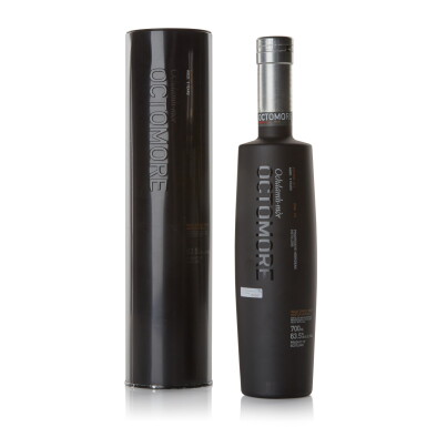 View full screen - View 1 of Lot 138. Octomore Edition 01.1 5 Year Old 63.5 abv NV .