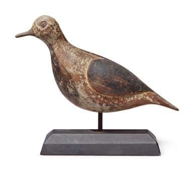 View full screen - View 1 of Lot 24. Black-Bellied Plover Decoy, Attributed to Obediah Verity (1813-1901), Seaford, Long Island, New York, circa 1880.