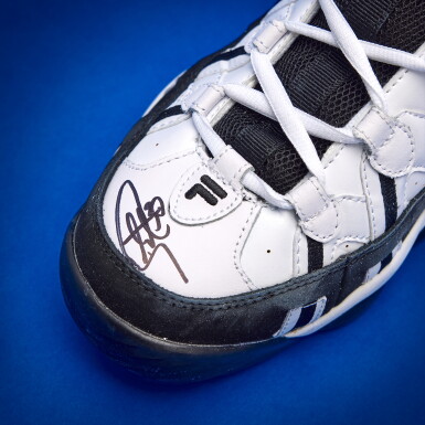 View full screen - View 1 of Lot 73. Stephen Curry 2025-2026 Worn Dual-Signed ‘FILA Stackhouse Retro’.