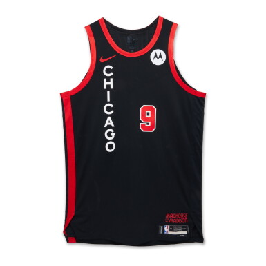 View full screen - View 1 of Lot 138. Nikola Vučević Chicago Bulls 2023-2024 Game Worn City Edition Jersey .
