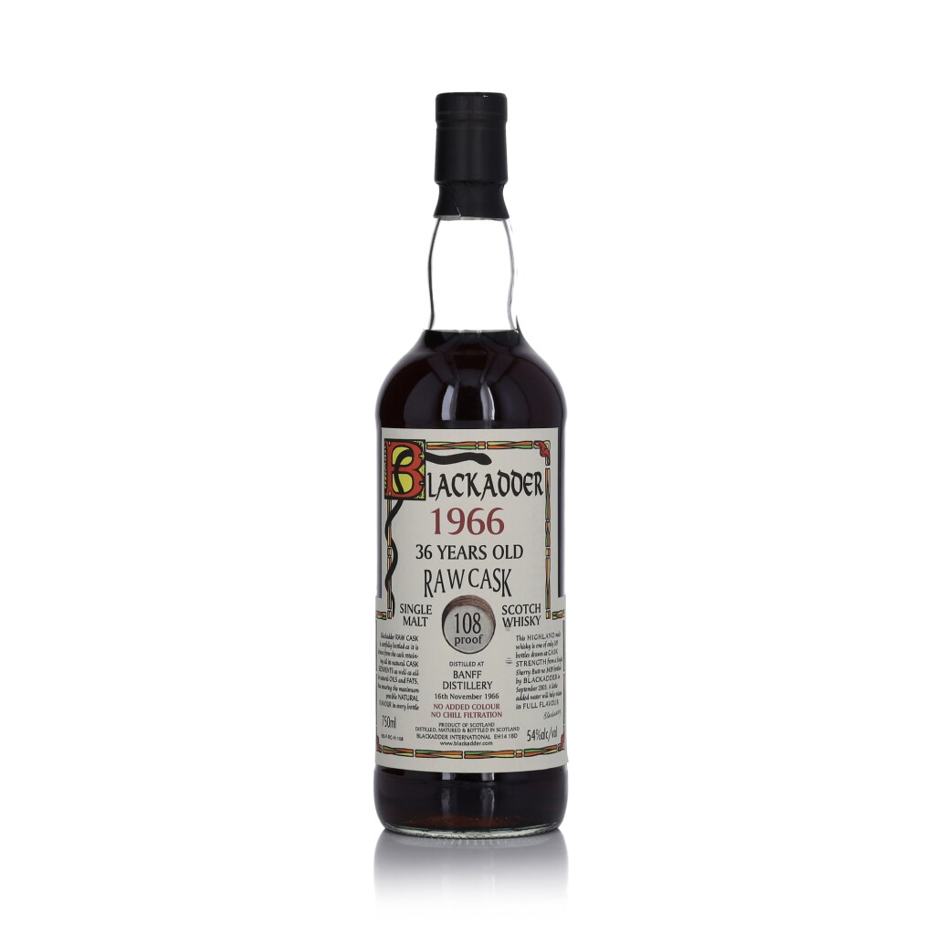 View full screen - View 1 of Lot 151. Banff Blackadder 36 Year Old 54.0 abv 1966 (1 BT 75cl).