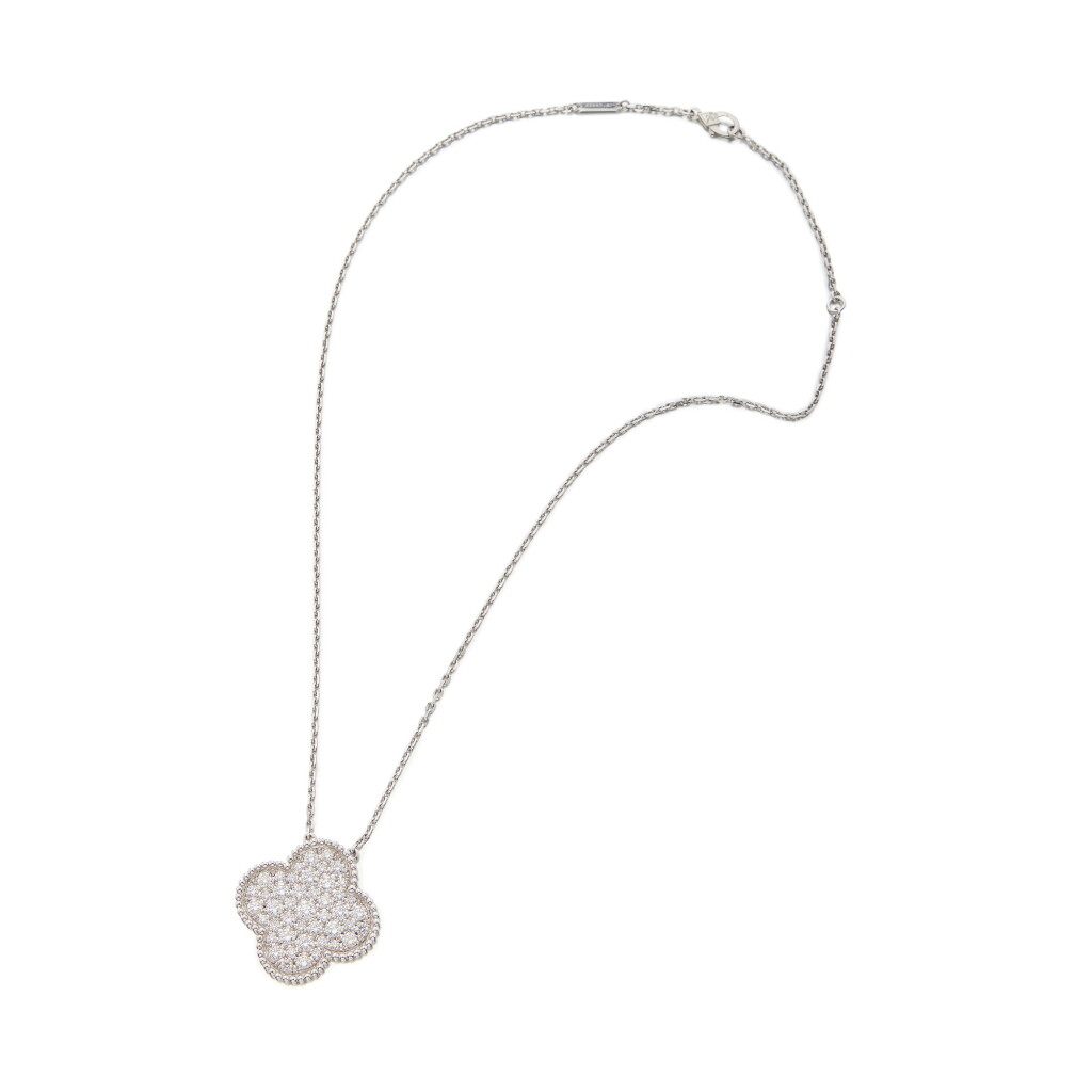 View full screen - View 1 of Lot 322. Diamond 'Magic Alhambra' Pendant-Necklace, France.