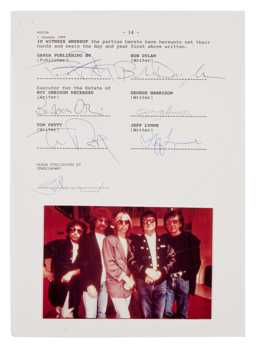 全螢幕檢視 - 查看52The Traveling Wilburys 的1