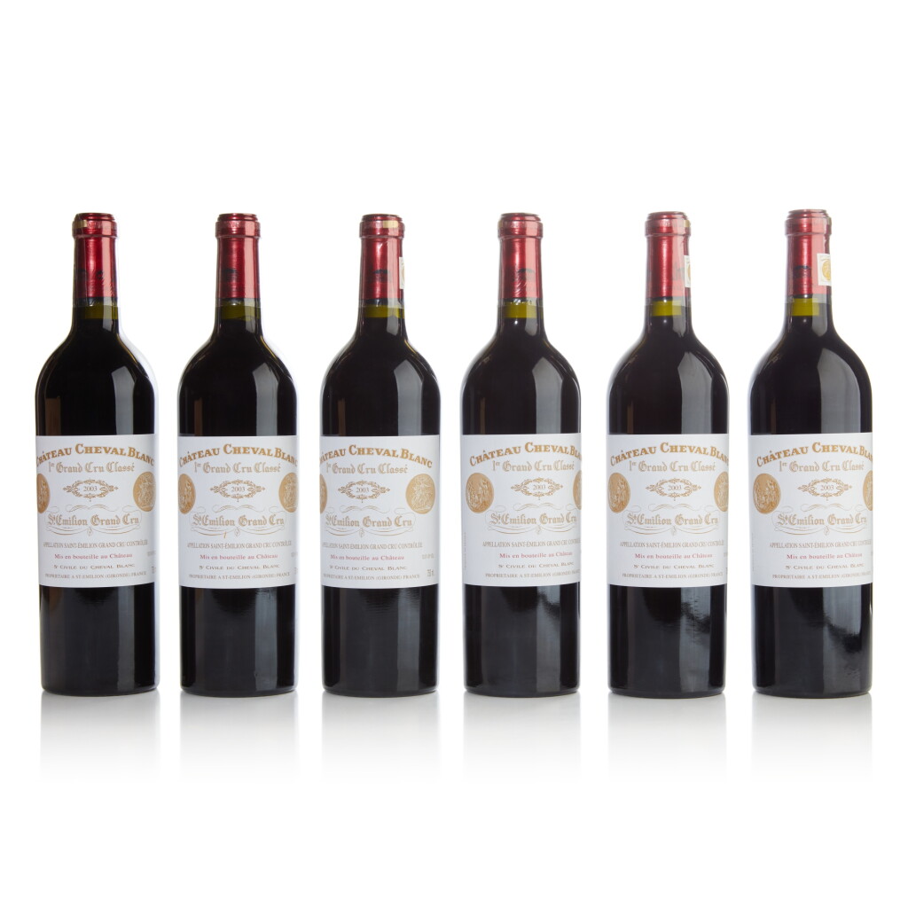 View full screen - View 1 of Lot 314. Château Cheval Blanc 2003 (6 BT).