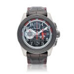 Master Compressor, Ref 196.T.53.S Titanium and ceramic chronograph wristwatch with date, power reserve indication and start/stop slide Circa 2012