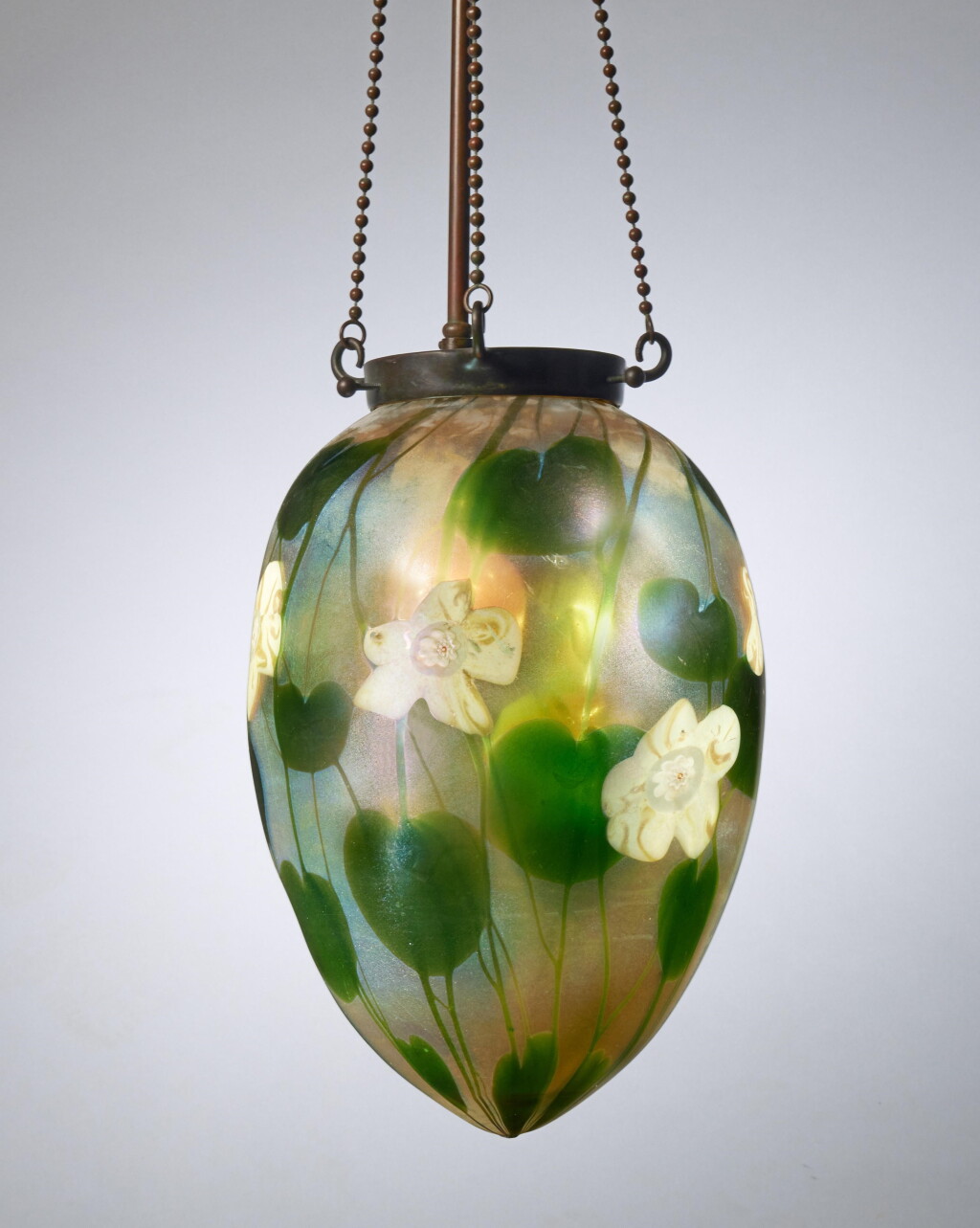 View full screen - View 1 of Lot 308. "Millefiore" Stalactite Ceiling Light.