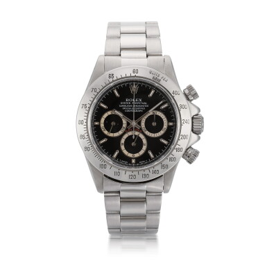 View full screen - View 1 of Lot 4. Daytona, Ref 16520 Stainless Steel Chronograph Wristwatch with Date and Bracelet Circa 1995.