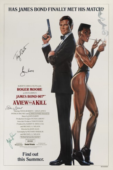 View full screen - View 1 of Lot 72. A View to a Kill (1985).