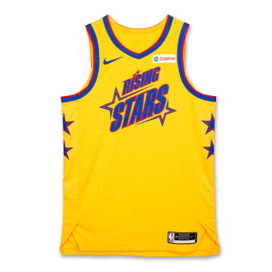 View full screen - View 1 of Lot 84. Matas Buzelis Game Worn ‘Rising Stars' Jersey .