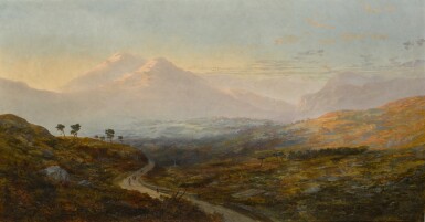 View full screen - View 1 of Lot 230. Glengariff from the Kenmare Road, Evening.