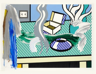 View full screen - View 1 of Lot 344. Brushstroke Still Life with Box (Study).