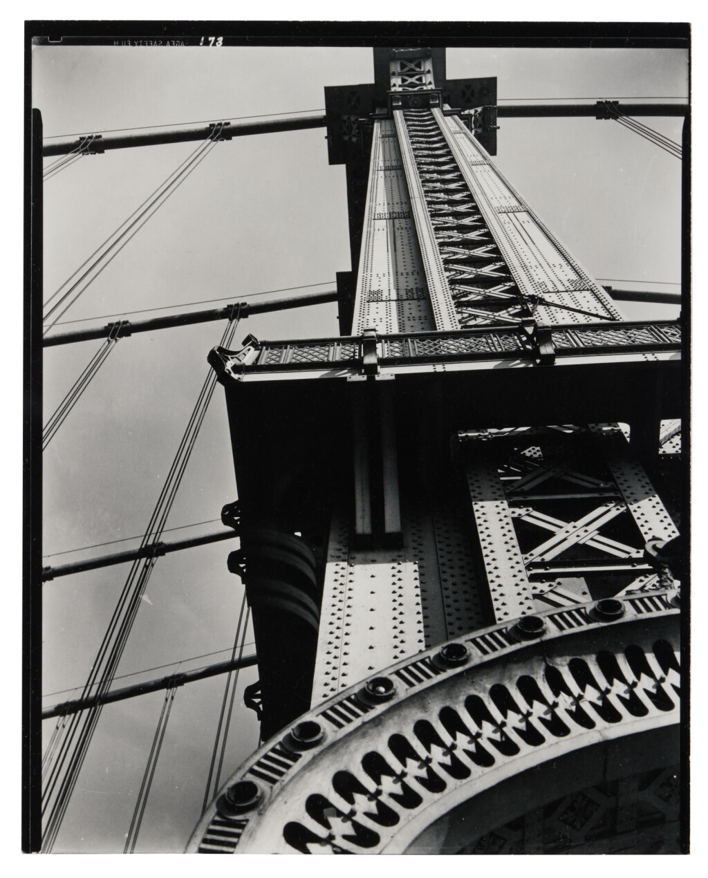 View full screen - View 1 of Lot 97. Manhattan Bridge (Looking Up), New York.