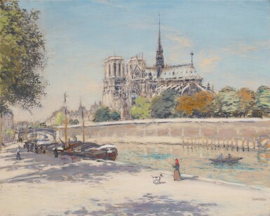 View full screen - View 1 of Lot 27. Vue de Notre Dame.
