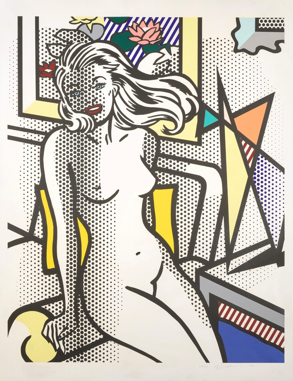 View full screen - View 1 of Lot 258. Nude with Yellow Pillow, from Nudes Series.