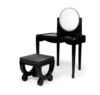 View full screen - View 1 of Lot 277. Patou Saint Florentin dressing table and its stool, 1921.