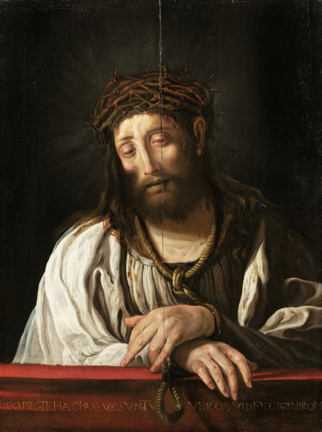View full screen - View 1 of Lot 40. STUDIO OF DOMENICO FETTI | ECCE HOMO.