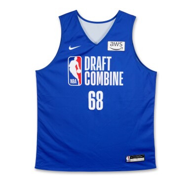 View full screen - View 1 of Lot 29. Tarris Reed Jr. 2026 NBA Draft Combine Worn Jersey.