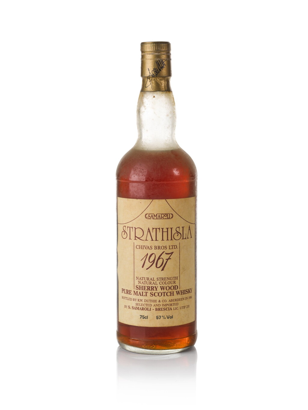 View full screen - View 1 of Lot 81. Strathisla Samaroli 57.0 abv 1967.