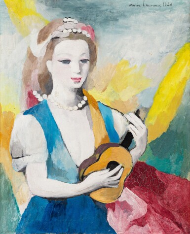 View full screen - View 1 of Lot 180. La joueuse de mandoline.