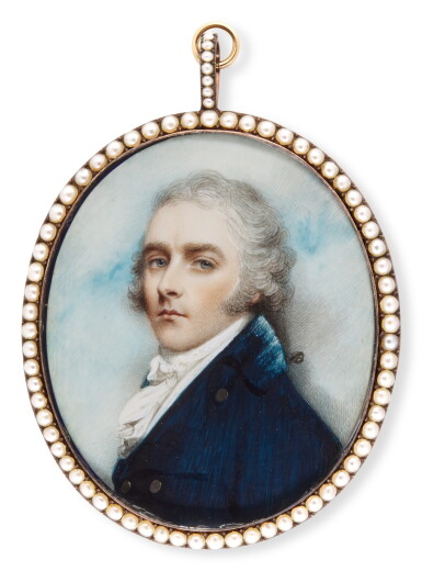 View full screen - View 1 of Lot 344. Portrait of a gentleman, circa 1795.