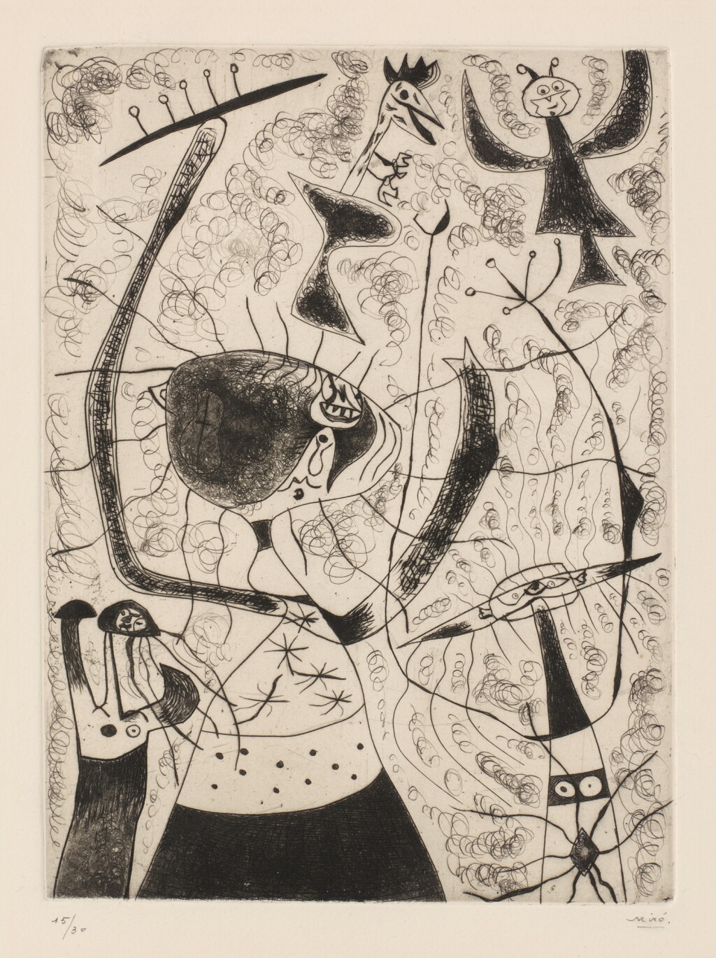 View full screen - View 1 of Lot 2153. Les Trois soeurs (Dupin 25).