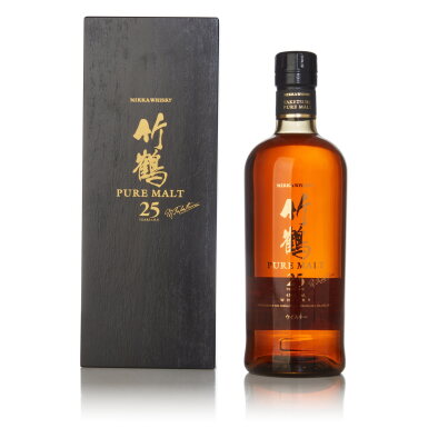 View full screen - View 1 of Lot 128. Nikka Taketsuru Pure Malt 25 Year Old 43.0 abv NV (1 Bottle 70cl).