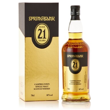 View full screen - View 1 of Lot 6534. Springbank 21 Year Old 46.0 abv NV (1 BT70).