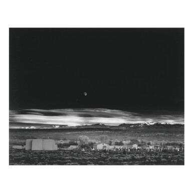 View full screen - View 1 of Lot 67. ANSEL ADAMS | 'MOONRISE, HERNANDEZ, NEW MEXICO'.